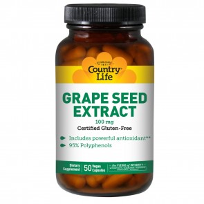 Country Life Grape Seed Extract 100 Mg 50 Vegicaps