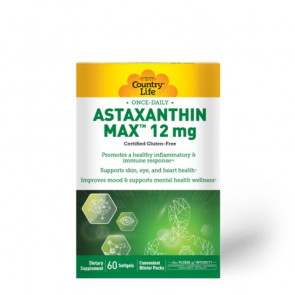 Country Life Astaxanthin 12mg 60 Softgels