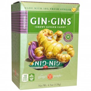 Ginger People Gin Gins Chewy Ginger Candy - 4.50 oz box 10 Piece