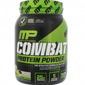 Muscle Pharm, Combat, Protein Powder, Vanilla, 32 oz (907 g)