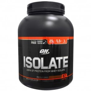 Optimum Nutrition Isolate Protein Powder Drink Mix Chocolate Shake 5.02 lbs
