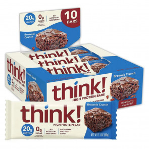 think! High Protein Bar Brownie Crunch 10 Bars