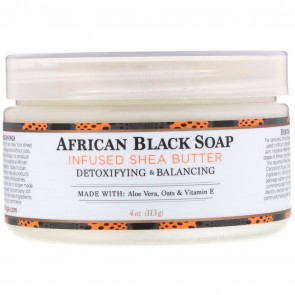 Nubian Heritage Shea Butter Infused with African Black Soap Extract 4 oz 