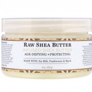 Nubian Heritage Raw Shea Butter Infused with Frankincense & Myrrh 4 oz (113 g)