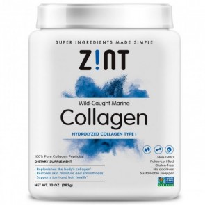 Zint Wild-Caught Marine Collagen Hydrolyzed Collagen Type I 10 oz