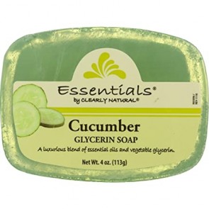 Clearly Natural Glycerin Bar Soap Cucumber 4 oz