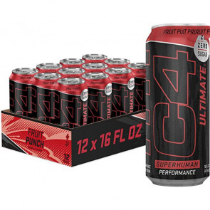 Cellucor C4 Ultimate Carbonated Fruit Punch (12 Cans)