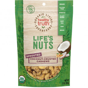 Life's Nuts Sprouted Coconut Crusted Cashews