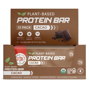 Organic Plant Based Protein Bar Cacao 12 Pack