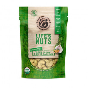 Life's Nuts Sprouted "Sour Cream" & Chive Cashews 