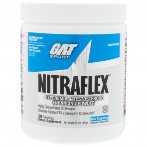 GAT Nitraflex Blue Raspberry 10.6 oz (300 gm)