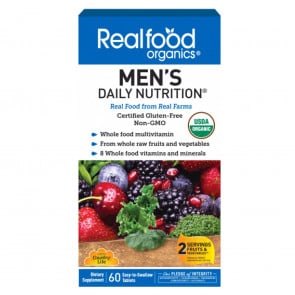 real food organics mens daily vitamin