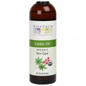 Aura Cacia Skin Care Oil - Organic Castor Oil - 16 Fl OZ (473ml)