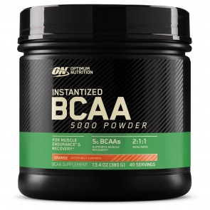 Optimum Nutrition Instantized BCAA 5000 Powder Orange 13.40 oz (380 Grams)