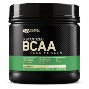 Optimum Nutrition Instantized BCAA 5000 Powder Unflavored 345 Grams 60 Servings