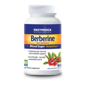 Enzymedica Berberine from Barberry for Blood Sugar Metabolism 60 Capsules