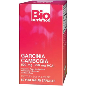 Bio nutrition गार्सिनिया कैम्बोजिया एचसीए 500 मिलीग्राम 60 शाकाहारी कैप्सूल