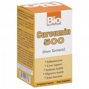 Bio Nutrition Curcumin 500 -- 50 Vegetarian Capsules