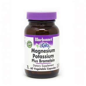 Bluebonnet Magnesium Potassium Plus Bromelain