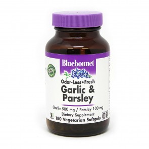 Bluebonnet Odor Less Fresh Garlic & Parsley 180 Vegetarian Softgels