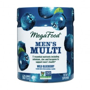 MegaFood Mens Multi Wild Blueberry 60 Gummies