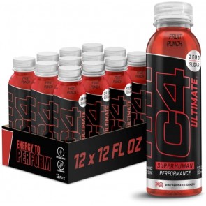Cellucor C4 Ultimate On The Go Fruit Punch Case 12 oz (12 Bottles)