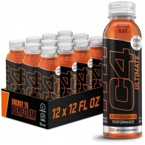 Cellucor C4 Ultimate On The Go Orange Case 12 oz (12 Bottles)