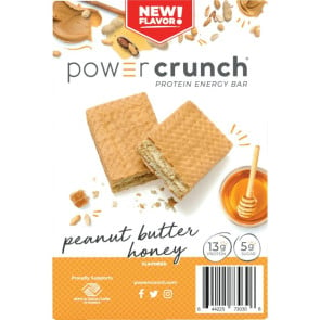 Power Crunch Protein Energy Bar Peanut Butter Honey 12 Bars