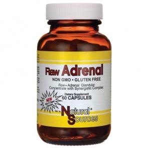 Natural Sources Raw Adrenal 60 Capsules
