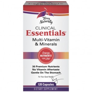 Terry Naturally Clinical Essentials Multi-Vitamin and Minerals 120 Capsules