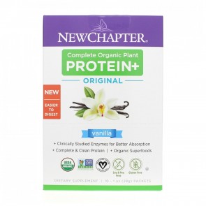 New Chapter Plant Protein Vanilla Packets