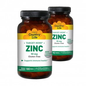 Country Life Zinc Target Mins 50 mg