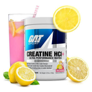 GAT creatina hci + limonada rosa 30 raciones
