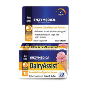 Enzymedica milkassist 30 cápsulas