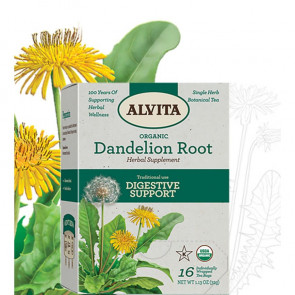 Alvita Dandelion Root Digestive Support 16 Tea Bags