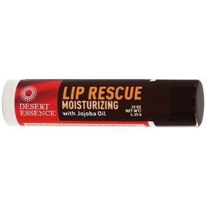 Desert Essence Lip Rescue Jojoba Oil and Aloe Vera .15 oz