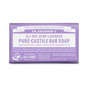 Dr. Bronner's Pure Castile Bar Organic Soap Lavender 5 oz