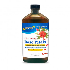 North American Herb and Spice Essence of Rose Petals 12 fl oz