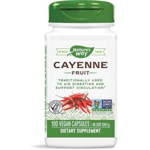 Nature's Way Cayenne 40,000HU 100 Capsules
