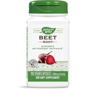 Nature's Way Beet Root 500 mg 100 Vegan Capsules