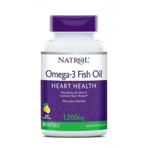 Omega-3 Fish Oil 60 Capsules by Natrol 