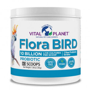 Flora Bird 10 Billion 7 Strain - Probiotic for Birds | Vital Planet