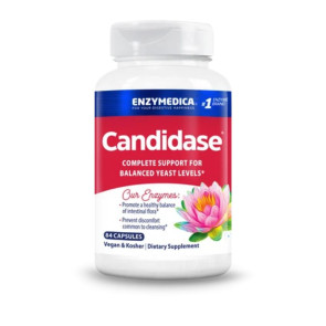Enzymedica Candidase Balanced Yeast Levels 84 Capsules