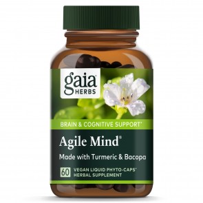 Gaia Herbs Agile Mind 60 Capsules
