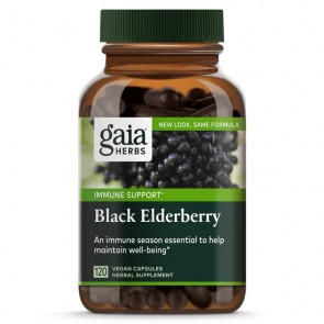 Gaia Herbs Black Elderberry 120 Capsules