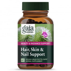 Gaia Herbs Hair, Skin & Nail Support 60 Capsules