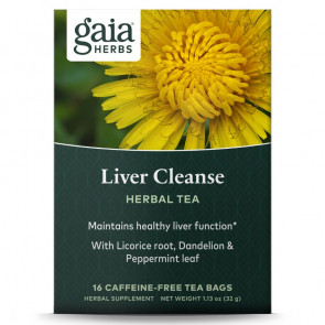 Gaia Herbs Liver Cleanse Tea 16 Bags