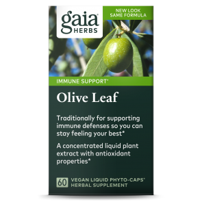 Gaia Herbs Olive Leaf  60 Capsules