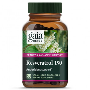 Gaia Herbs Resveratrol 150mg 50 Capsules
