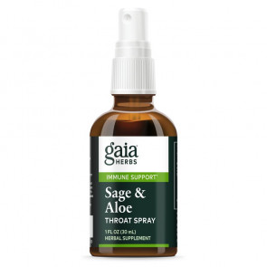 Gaia Herbs Sage & Aloe Throat Spray 1 fl oz